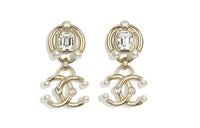 CHANEL Earrings Women's Gold