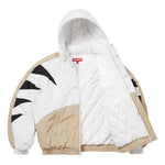 Supreme Wildcat Sideline Puffer Jacket 'White Black Beige' SUP-FW23-231