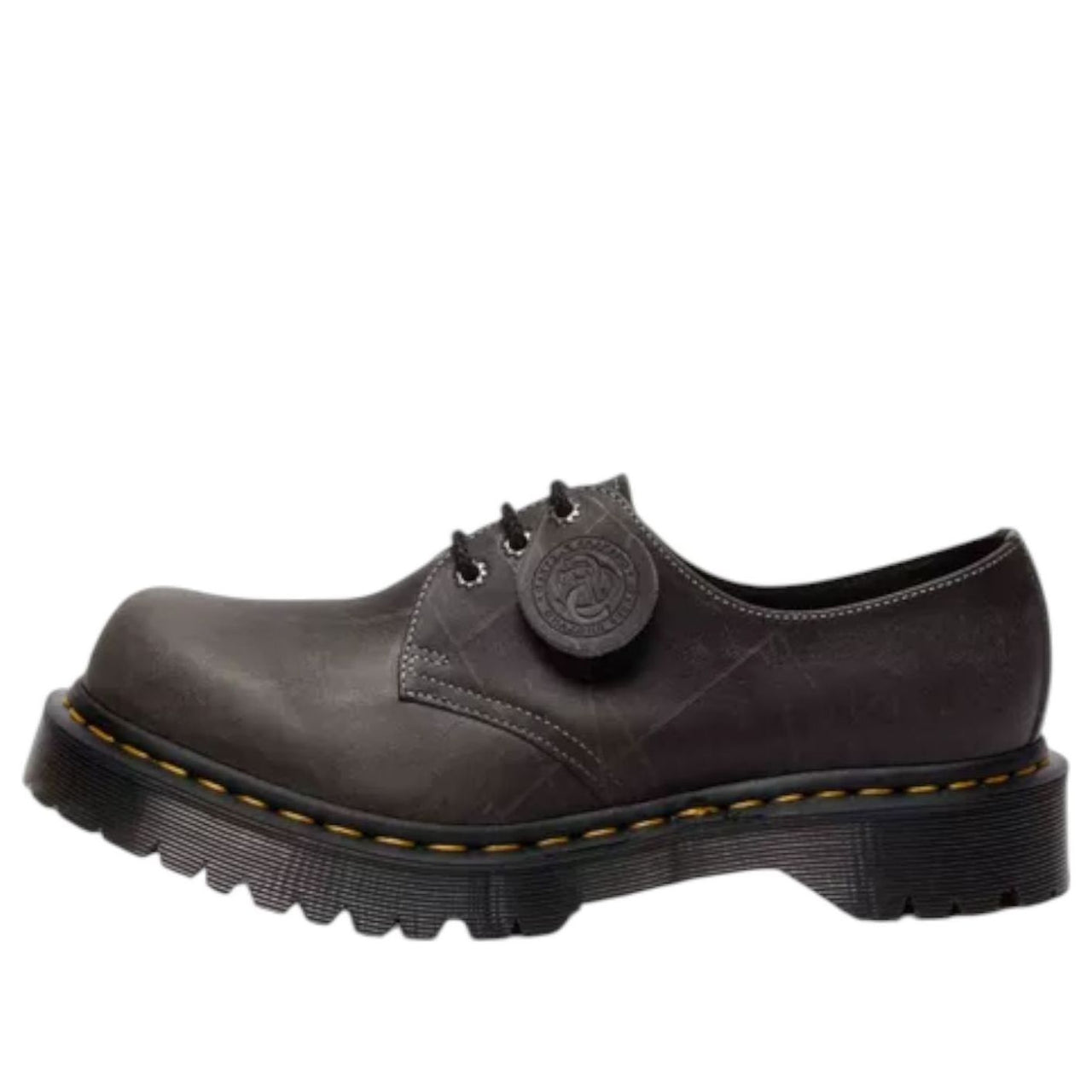 Dr. Martens 1461 Natural Grain Bump Toe 'Gunmetal' 41598020