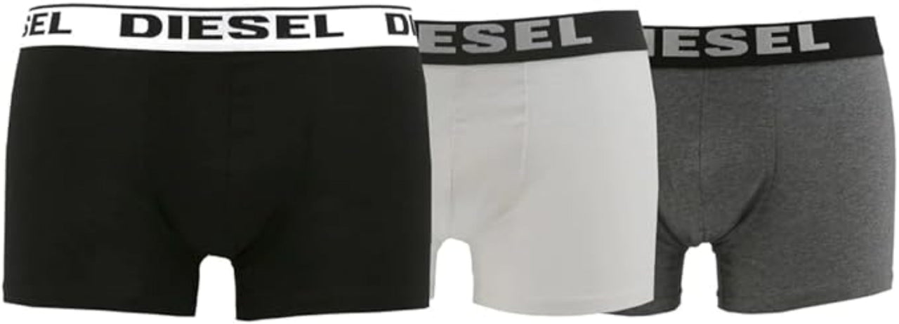 Diesel Kory Grey/Multi Three Pack Boxers Underwear