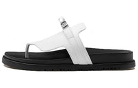 HERMES Empire Flip Flops Women's White Black