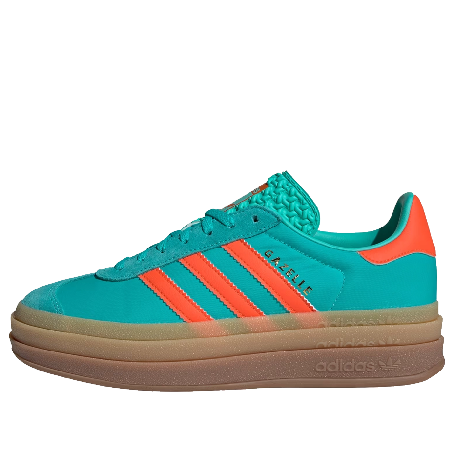(WMNS) adidas Gazelle Bold 'Mint Rush Impact Orange' IG4386