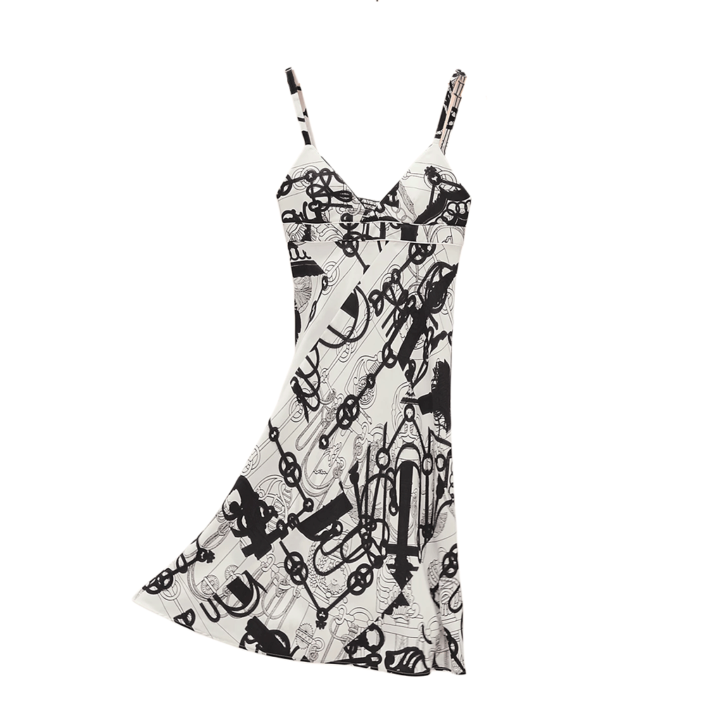 HERMES SS22 Sleeveless Dress Women's White