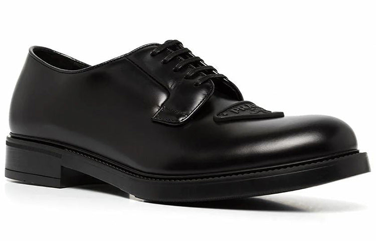 PRADA Dress Shoes Men Low-Top Black