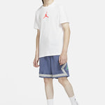 Air Jordan Jumpman Dfct Ss Crew Round-neck Short-sleeve Tee Men White CW5191-100