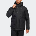 adidas 3in1 Down Jkt Multiple Pockets Outdoor Sports Detachable hooded down Jacket Black GP2916