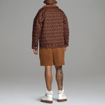adidas originals x Ivy Park Casual Sports Logo Printed Jacket Red/Brown HB8438