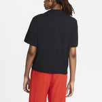(WMNS) Nike Dri-FIT Boxy Rainbow Logo Sports Black DD2849-010