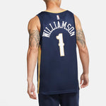 Nike NBA Zion Williamson New Orleans Pelicans 2022/23 Icon Edition Swingman Jersey #1 CW3674-424