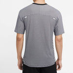 Nike TechKnit Future Fast Running Round Neck Short Sleeve Black White  CU6057-010