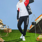 adidas neo Contrast Color Stitching Sports Stay Warm White hooded down Jacket Colorblock H45268