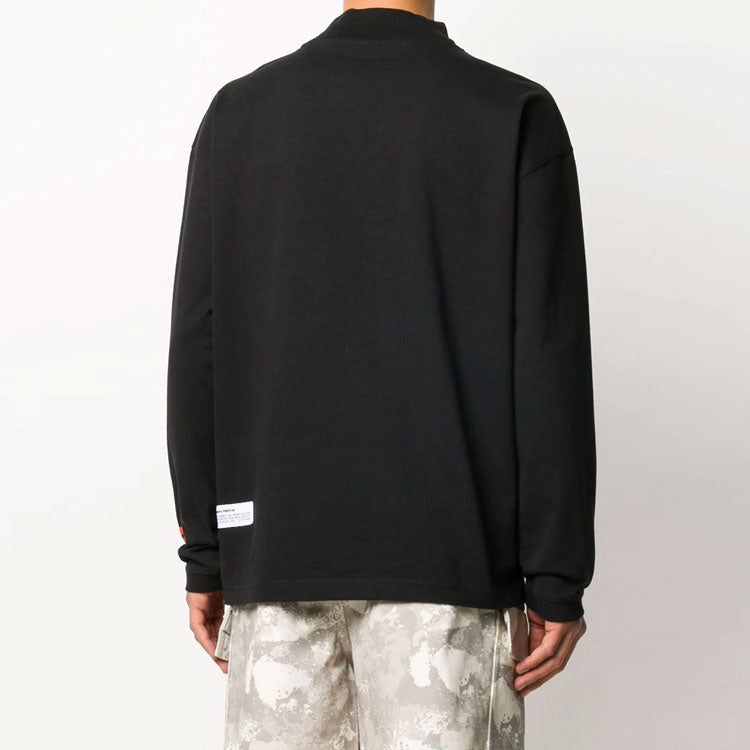 HERON PRESTON CTNMB Long-Sleeve Turtleneck T-shirt 'Black' HMAB017F20JER0011001