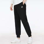 Men's adidas Sl Ft Tc Pt Logo Knit Sports Bundle Feet Long Pants/Trousers Black HN3552