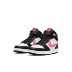 (PS) Nike Court Borough Mid 2 'Black White Pink' CD7783-005