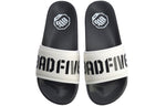 Li-Ning BD5 Slide Basketball Slippers 'White Black' ABTQ001-1