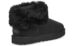(WMNS) UGG Classic Mini Fluff Fleece Lined Black 1106757-BLK