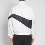 Nike Lab Heritage Jacket White Black BIG SWOOSH 'Black White' AA1569-100