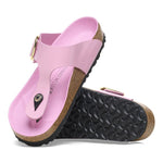 (WMNS) Birkenstock Gizeh Big Buckle Natural Leather Patent Narrow Fit Sandals 'High-Shine Fondant Pink' 1026493
