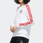 (WMNS) adidas neo x DISNEY CNY Printing Sports Round-neck Sweatshirt White GE7771