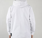 adidas Zipper Cargo Woven Fleece Lined Jacket White FM9394