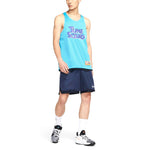 Nike x SPACE JAM Crossover Large Reversible Sports Basketball Vest Blue DJ3895-434