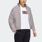 (WMNS) adidas Side Stripe Casual Sports Jacket Gray HF0000
