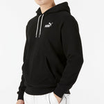 PUMA Ess + Contrasting Colors Chest Embroidered Logo Black 849585-01