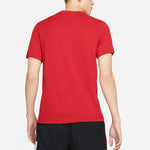 Air Jordan Jumpman Logo Printing Sports Quick Dry Round Neck Short Sleeve Red CW5191-687