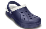 Crocs Classic Clog Crocs Stay Warm Wear-Resistant Navy Blue Unisex Slippers 16244-49U