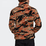 adidas Xplr Sherpa F Outdoor Sports Double Sided Jacket Red Colorblock GE9897