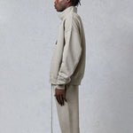 Fear of God Essentials FW20 Half Zip Sweatshirt 'Olive' FOG-FW20-200