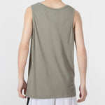 Men's Nike As Nk Df Tank Dfc Solid Solid Color Quick Dry Breathable Running Basketball Training Light Army Green Vest AR6070-320