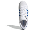 adidas originals Superstar Cozy Wear-Resistant Casual Skate Shoes White Blue Unisex 'White Blue' GW5784