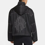 Men's Nike KD Swoosh Embroidered Pattern Woven Basketball Jacket Asia Edition Black CV2404-010