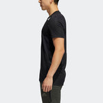 adidas Solid Color Training Sports Short Sleeve Black GL7305