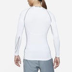 Nike Pro Dri-fit Athleisure Casual Sports Round Neck Long Sleeves White DD1991-100