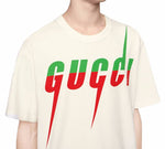 Gucci Printing Classic Short Sleeve Creamy White 565806-XJAZY-9037