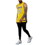 Nike Icon Edition Authentic NBA Jersey Sports Basketball Jersey/Vest AU Player Edition Lakers Kobe 24 Yellow AQ2107-728