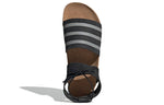 (WMNS) adidas Adilette Ankle Wrap 'Black Grey' EG3850