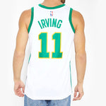 Nike NBA 18-19 Kyrie Irving Basketball Jersey 'White Green' AJ4596-101