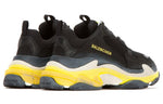 (WMNS) BALENCIAGA Triple S Daddy Shoes Black/Yellow 531388W090G1087