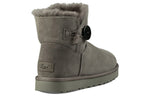 (WMNS) UGG Mini Bailey Button II Boot Fleece Lined Gray 1016422-GREY