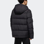 adidas neo M Hp Down Jkt1 Sports hooded down Jacket Black GJ8968