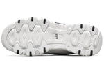 (WMNS) Skechers D'lites 2.0 Running Shoes White/Black 66666324-WHT