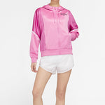 (WMNS) Nike Sportswear Logo Printing Hooded Jacket Coat Pink CJ3678-693