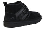 UGG Neumel Snapback Buckle Fleece Lined Snow Boots Black 1118570-BLK