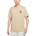 Men's Nike Cartoon Pattern Printing Casual Round Neck Short Sleeve Beige T-Shirt DR8915-250