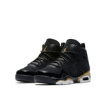 (GS) Air Jordan Flight Club 91 'Black Metallic Gold' 555472-031