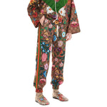 (WMNS) Gucci Flora GG Supreme Pattern Track Pants 605437-XJB9I-2103