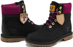 (WMNS) Timberland Heritage 6 Inch Waterproof Boots 'Black Nubuck with Pink' A44KXW